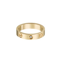 [Aethel] LOVE 4MM 1 DIAMOND RING