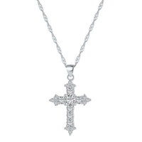 [Aethel]Delicate Cross Shape Necklace