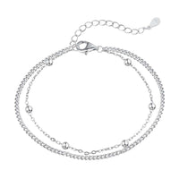 [Aethel]Delicate Bead Double Layer Bracelet