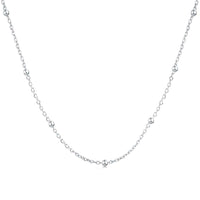 [Aethel]Small Bead Clavicle Chain Simple Necklace