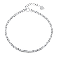 [Aethel]Radiant Shinning Princess Cut Tennis Bracelet
