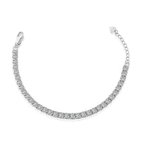 [Aethel]Sparkling Radiant Princess Cut Tennis Bracelet
