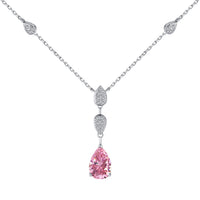 [Aethel]Dazzling Pear Cut Necklace