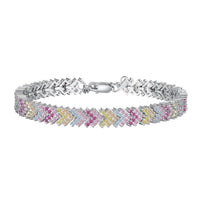 [Aethel]Ornate Sparkling Round Cut Party Bracelet