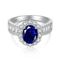 [Aethel]1.5 Carat Dazzling Charming Oval Cut Banquet Ring