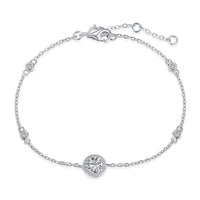 [Aethel]Dazzling Round Cut Shape Bracelet