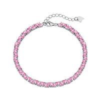 [Aethel]Dazzling Romantic Heart Shape Lover Bracelet
