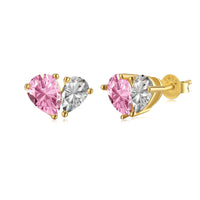 [Aethel]Dazzling Elegant Heart Cut Lover Earrings