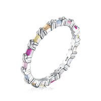 [Aethel]Charming Colorful Round Cut Daily Ring