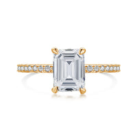[Aethel]2.0 Carat Scintillating Ornate Radiant Cut Party Ring
