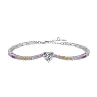 [Aethel]Delicate Romantic Heart Shape Lover Bracelet