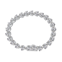 [Aethel]0.75 Carat Elegant Romantic Heart Shape Lover Bracelet