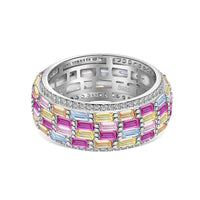 [Aethel]Radiant Colorful Radiant Cut Daily Ring