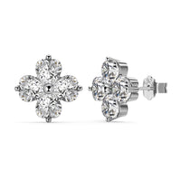 [Aethel]Four-Leaf Clover Ball Earrings