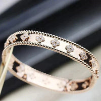 [Aethel]CLOVER BRACELET 8MM DIAMONDS