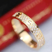 [Aethel]LOVE RING 3.6MM DIAMOND PAVED