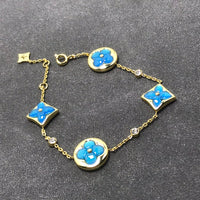 [Aethel]STAR AND SUN TURQUOISE 4 MOTIFS 3 DIAMONDS
