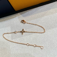 [Aethel]STAR DIAMOND PINK GOLD BRACELET