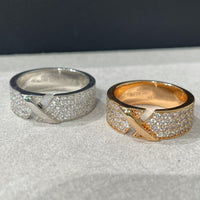 [Aethel]LIENS EVIDENCE  DIAMOND PAVED RING