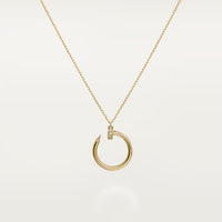 [Aethel] JUSTE NECKLACE HALF DIAMOND