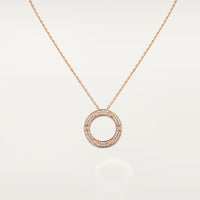 [Aethel] LOVE NECKLACE 16MM  FULL DIAMOND