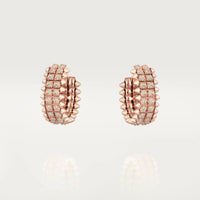 [Aethel] CLASH 9.2MM FULL DIAMOND DOUBLE ROW EARRINGS