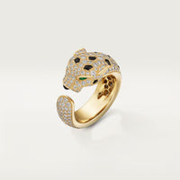 [Aethel] PANTHERE SPOTTED FULL DIAMOND MEDIUM RING