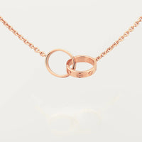 [Aethel] LOVE DOUBLE RING NECKLACE