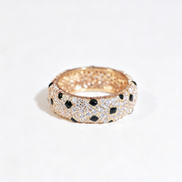 [Aethel] PANTHERE SPOTTED FULL DIAMOND RING