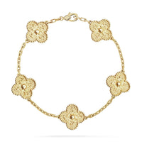 [Aethel]CLOVER 5 MOTIFS BRONZING BRACELET