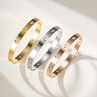 [Aethel] LOVE BRACELET 6.1MM 4 DIAMONDS