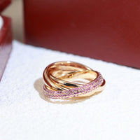 [Aethel] TRINITY 3.2MM RING PINK DIAMOND