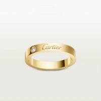 [Aethel] LOVE RING 4MM 1 DIAMOND