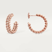 [Aethel] CLASH 6.4MM FULL DIAMOND SMALL EARRINGS