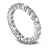 [Aethel]Sparkling Round Cut Tennis Ring
