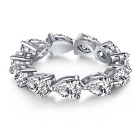 [Aethel]Exquisite Pear Cut Tennis Ring