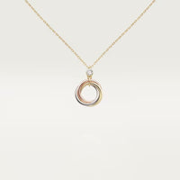 [Aethel] TRINITY  NECKLACE 1 DIAMOND