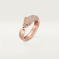 [Aethel] PANTHERE HALF DIAMOND SMALL RING