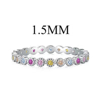 [Aethel]Radiant Sparkling Round Cut Daily Ring