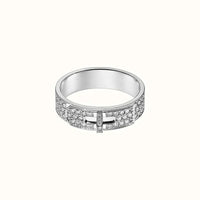 [Aethel]KELLY SILVER DIAMOND RING